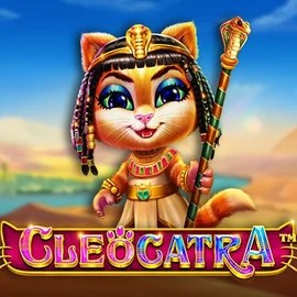 Official Slots logo: Cleocatra by Pragmatic Play at Rabbit Reel Casino