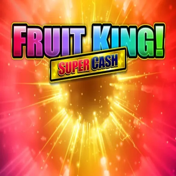 Logo of Fruit King Super Cash from Greentube at Rabbit Reel Casino