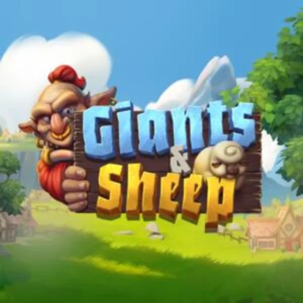 Logo of Giants and Sheep from Relax Gaming at Rabbit Reel Casino