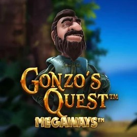 Gonzo's Quest Megaways logo by Red Tiger Gaming at Rabbit Reel CasinoGonzo's Quest Megaways