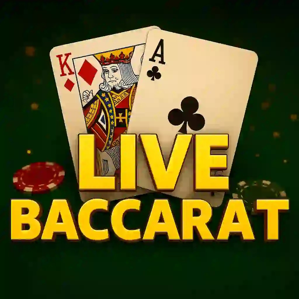 Live Baccarat logo by Pragmatic Live at Rabbit Reel CasinoLive Baccarat