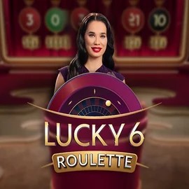 Lucky 6 Roulette logo by Pragmatic Play at Rabbit Reel Casino