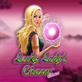 Lucky Ladys Charm Deluxe slot logo by Greentube at Rabbit Reel CasinoLucky Ladys Charm Deluxe