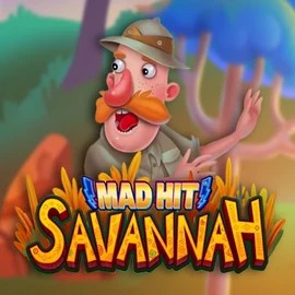 Logo of Mad Hit Savannah from RubyPlay at Rabbit Reel Casino