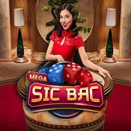 Mega Sic Bac online game logo by Pragmatic Play on rabbitsreelcasino.se