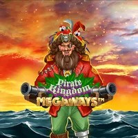 Slots logo of Pirate Kingdom Megaways from Iron Dog Studio at Rabbit Reel Casino