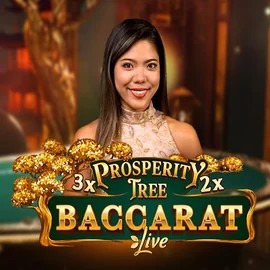 Prosperity Tree Baccarat casino game by Evolution – featured logo at Rabbit Reel Casino