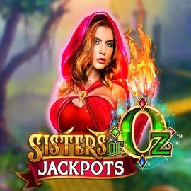 Sisters Of Oz Jackpots slot logo by Triple Edge Studios at Rabbit Reel CasinoSisters Of Oz Jackpots